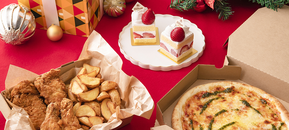 ルームデリバリー by フレッシュ・コネクション客室で楽しむクリスマスパーティーセット