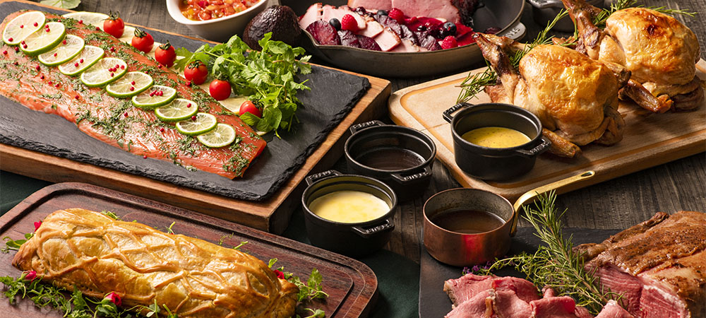 クリスマスと年末年始限定の期間限定メニュー「フォレストガーデン」フェスティブ ディナービュッフェ