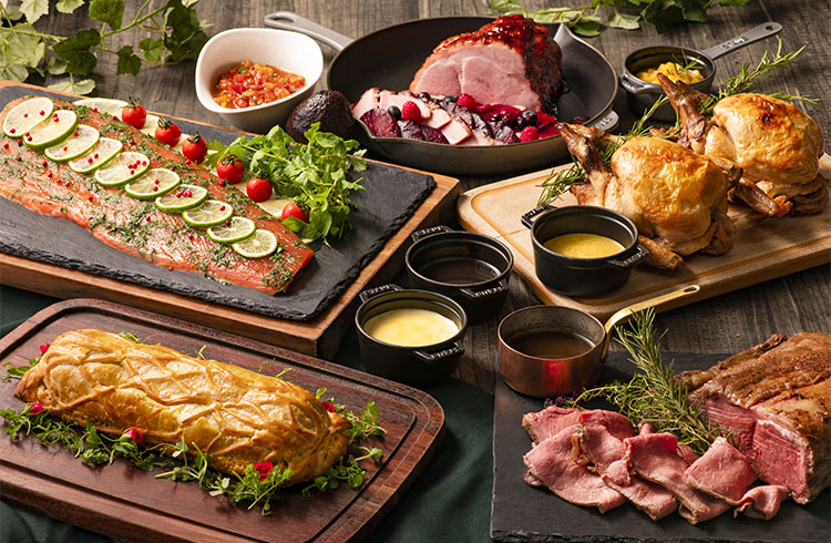 クリスマスと年末年始限定の期間限定メニュー「フォレストガーデン」フェスティブ ディナービュッフェ