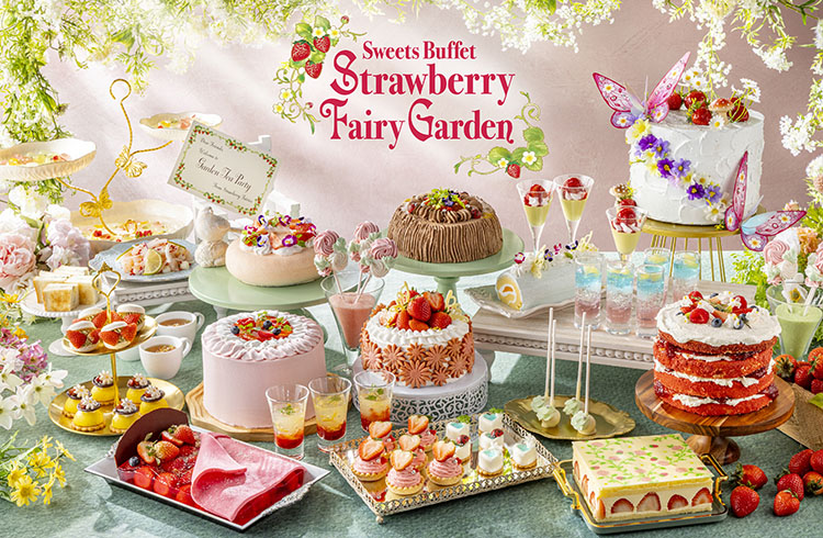 スイーツビュッフェ「Strawberry Fairy Garden（ストロベリーフェアリーガーデン）」