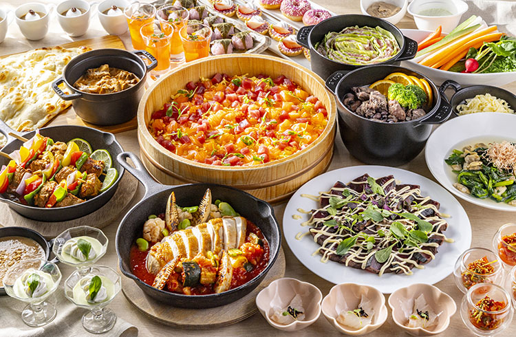 春から初夏のランチ＆ディナービュッフェ