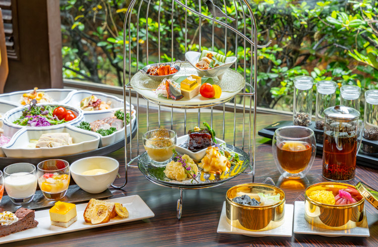 前菜とスイーツはお好きなだけ！夏のチャイニーズアフタヌーンティー