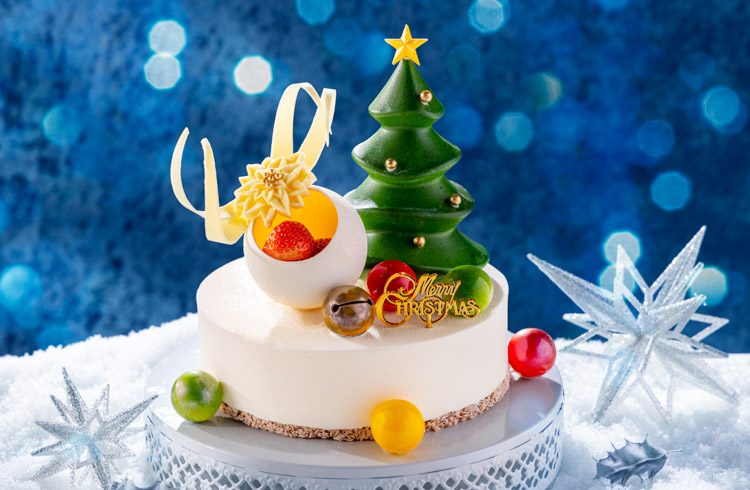 温州みかんとマスカルポーネのクリスマスケーキ